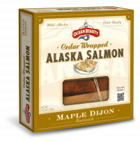Cedar Wrapped Alaska Salmon Maple Dijon Marindate